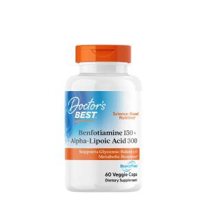 Benfotiamine 150 + Alpha-Lipoic Acid 300 - 60 vcaps - Nuvalia