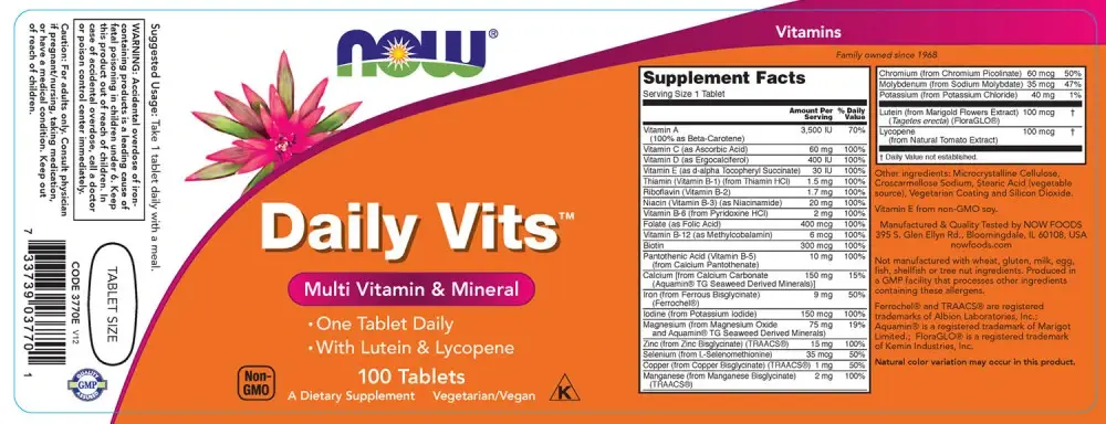 Daily Vits – 100 tab – Kép 2