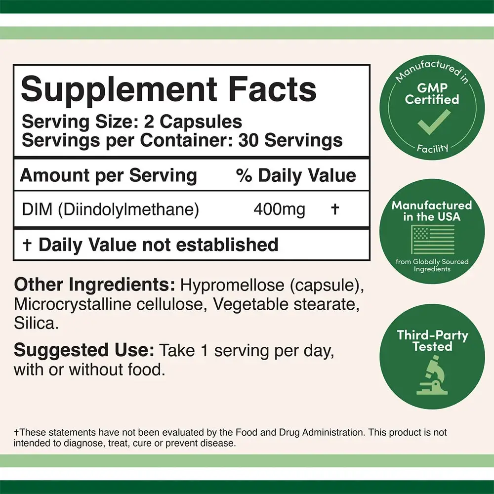 Double Wood Supplements DIM (60 Kapszula) – Kép 2