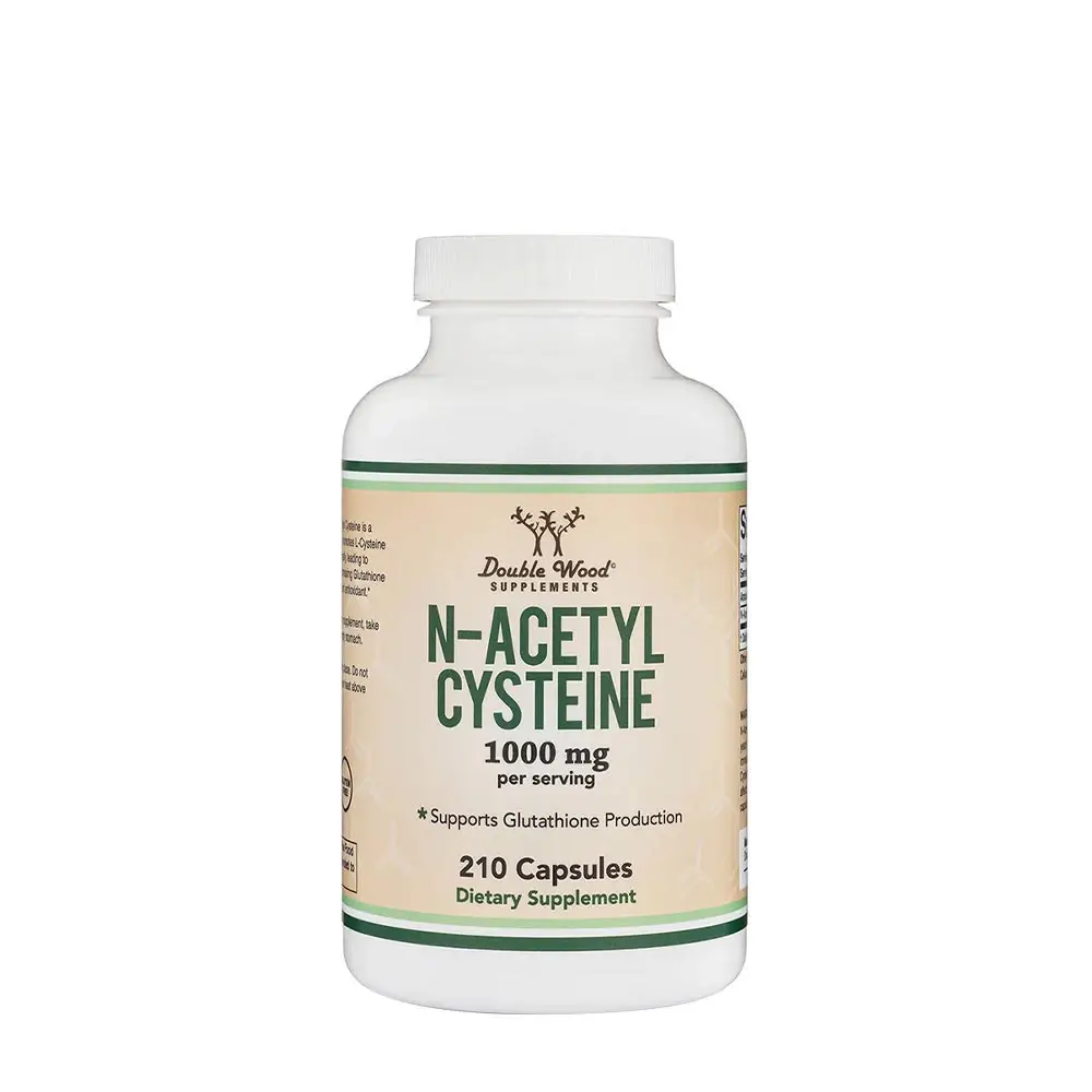 Double Wood Supplements N-Acetyl Cysteine (NAC) (210 capsules) - Nuvalia