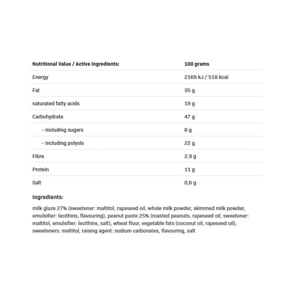 Fehér, krémes földimogyoró – 128 g – Nuvalia