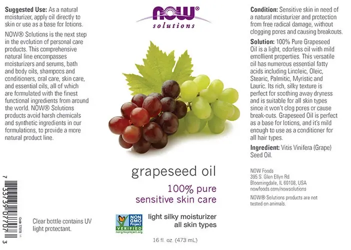 Grapeseed Oil – 473 ml – Kép 2
