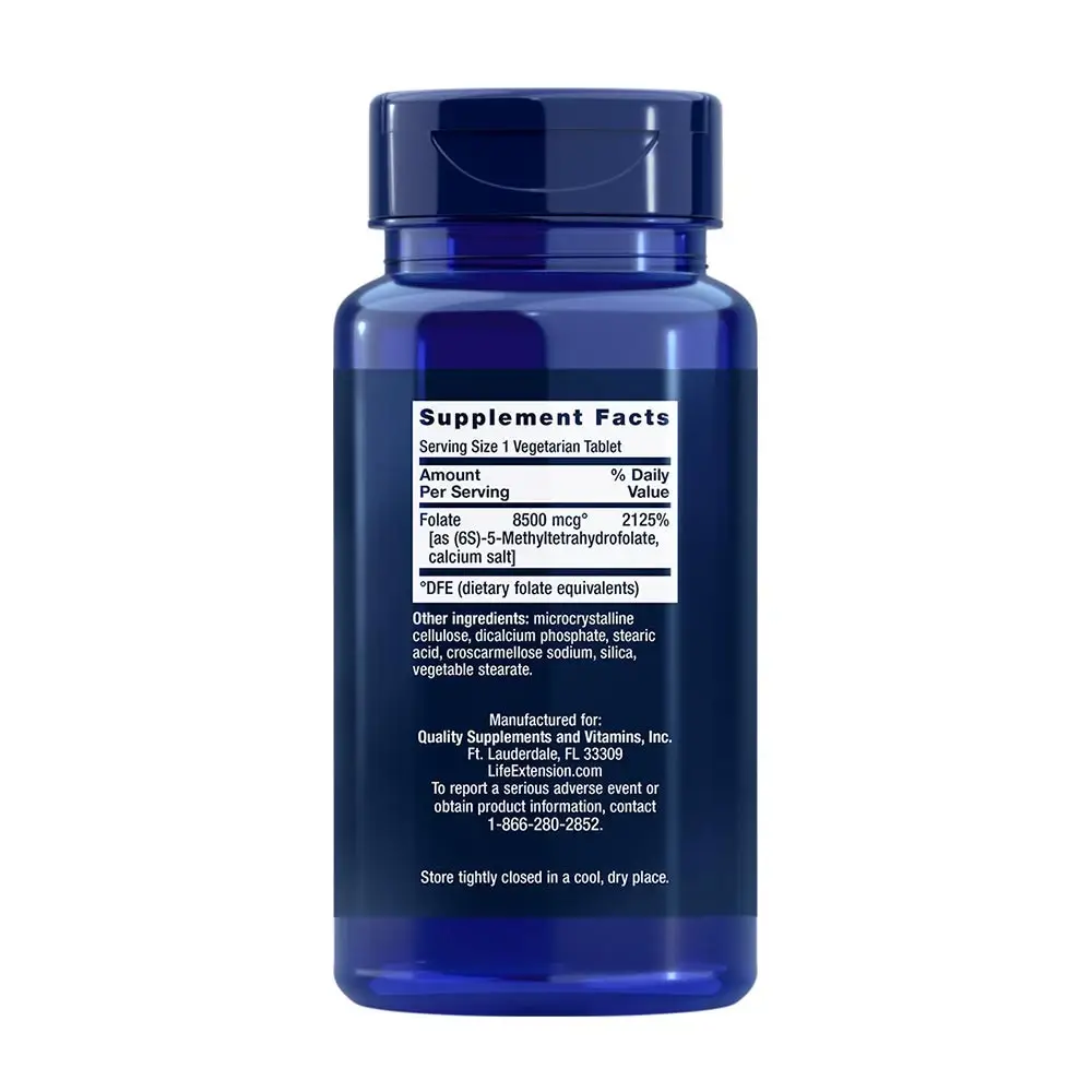 High Potency Optimized Folate – 30 vegetáriánus tabletta – Kép 2