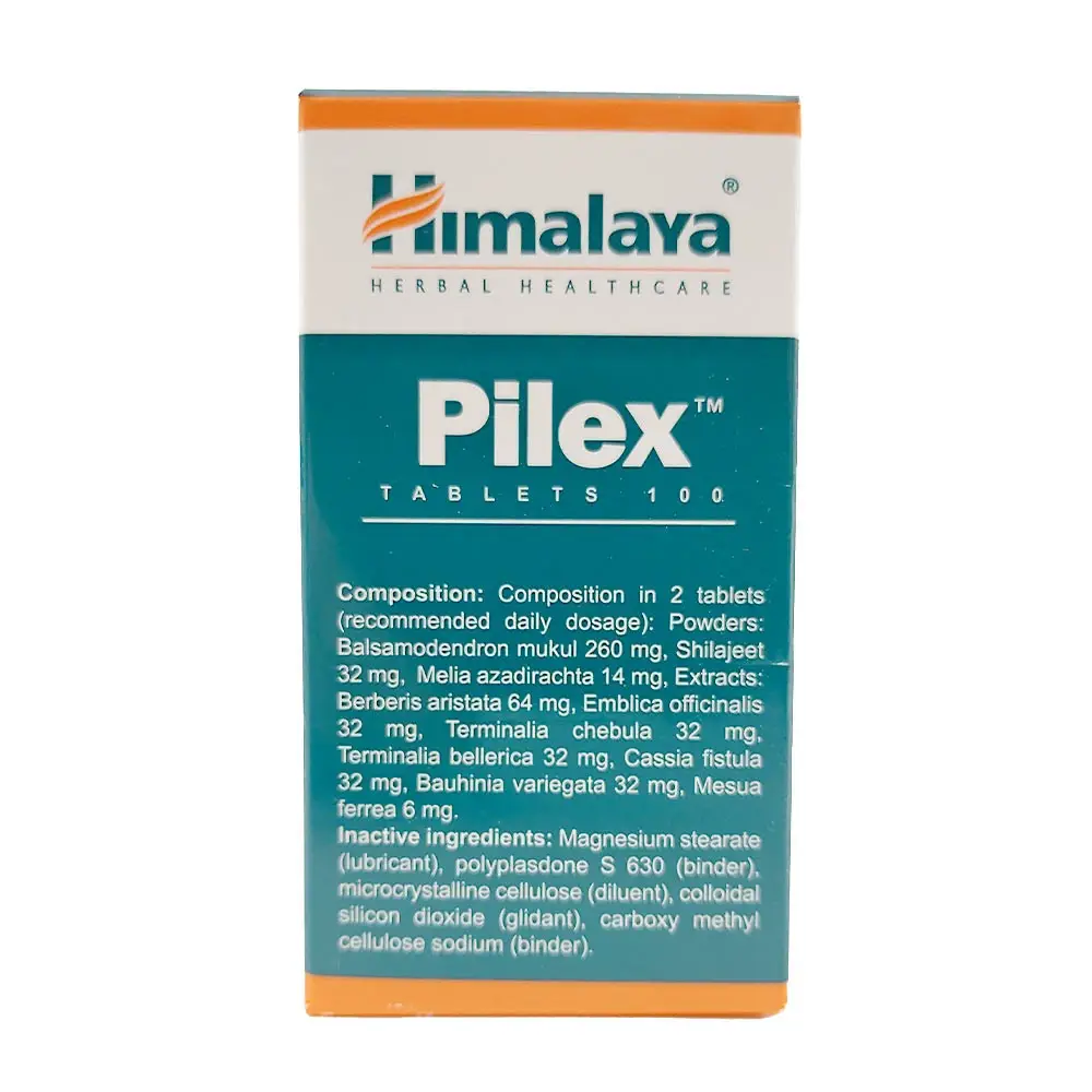 Himalaya Pilex (100 tabletta) – Kép 2