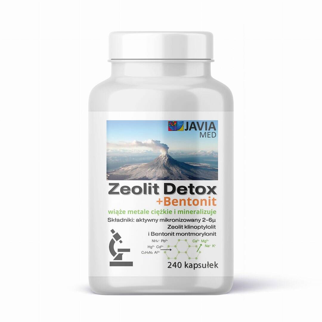 JAVIA Zeolit Detox + Bentonit (240 kapszula) – Nuvalia