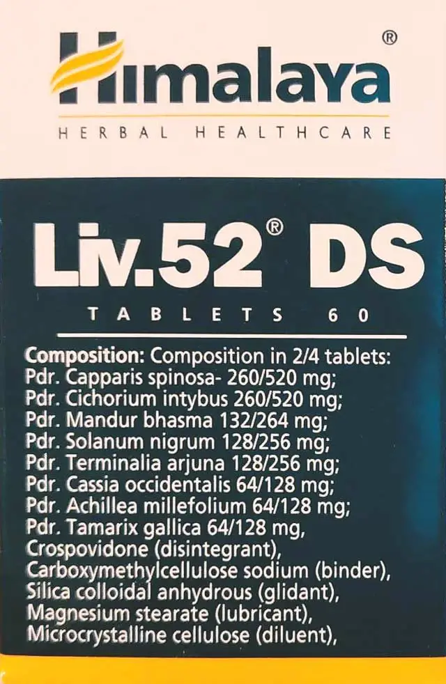 Liv.52 DS – 60 tabletta – Kép 2