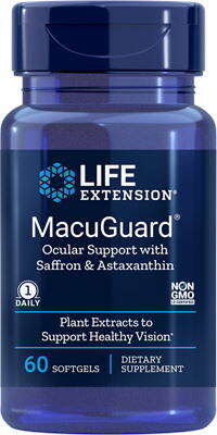 MacuGuard Ocular Support with Saffron & Astaxanthin - 60 softgels - Nuvalia
