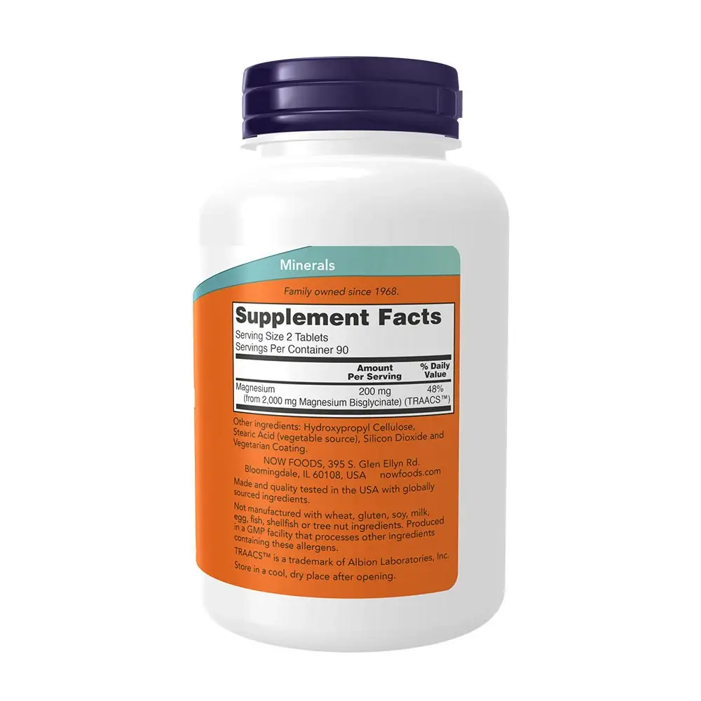 Magnesium Glycinate – 180 tabletta – Kép 2