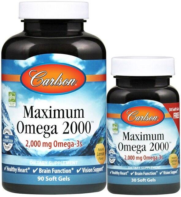 Maximum Omega 2000 – 90 + 30 lágykapszula – Nuvalia