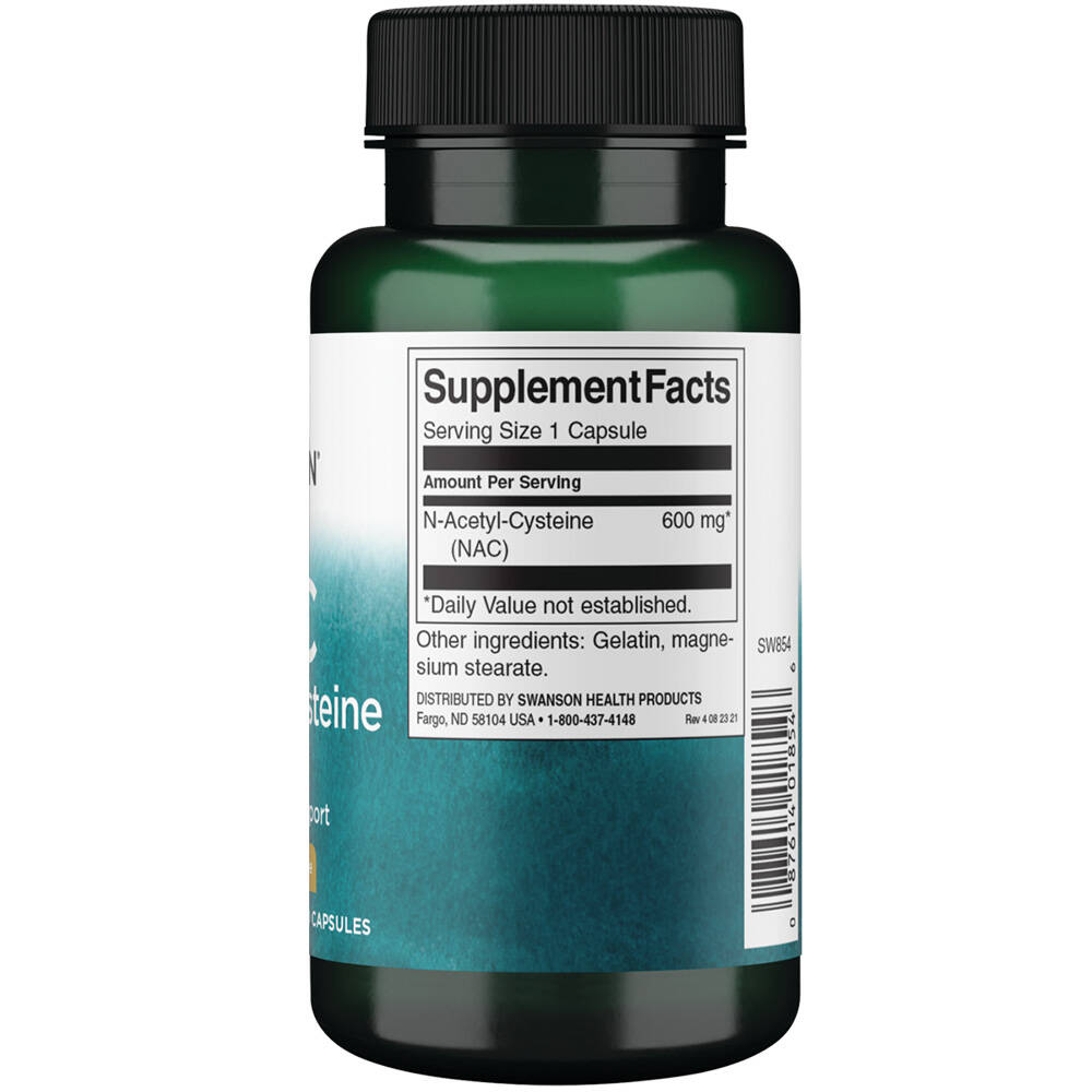 N-Acetyl Cysteine, 600mg – 100 kapszula – Kép 3