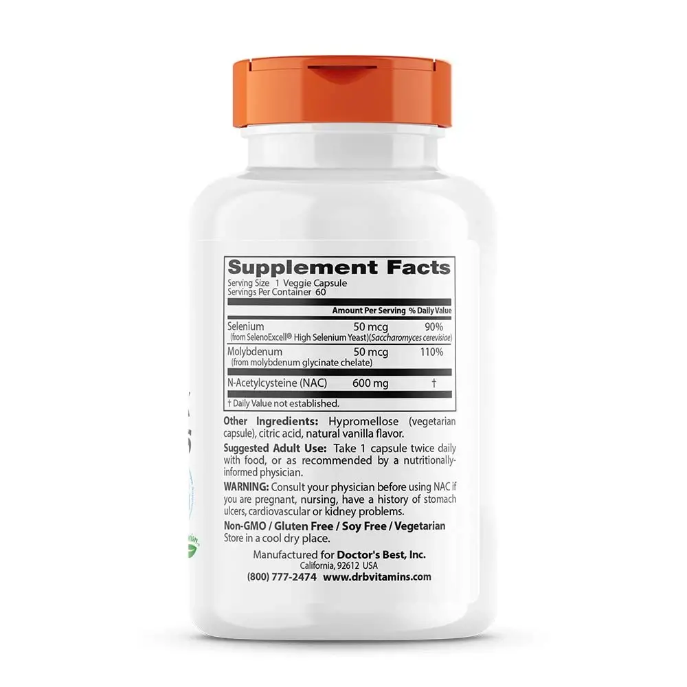 NAC Detox Regulators – 60 vcaps – Kép 2