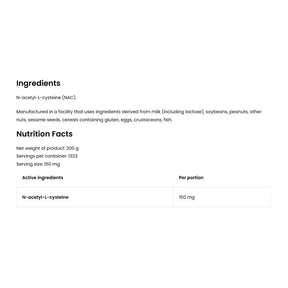NAC Supreme Pure – 200g – Kép 2
