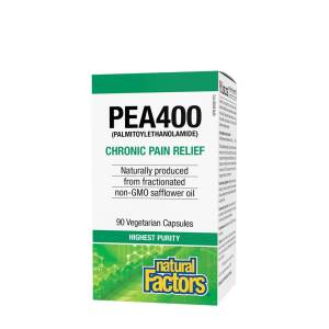 Natural Factors PEA400 Palmitoylethanolamide (90 Veggie Capsules) - Nuvalia
