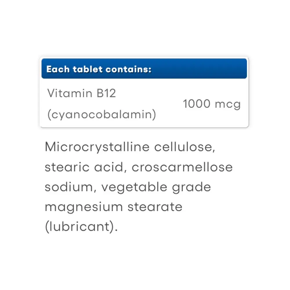 Natural Factors Vitamin B12 1000 mcg (90 Tabletta) – Kép 2