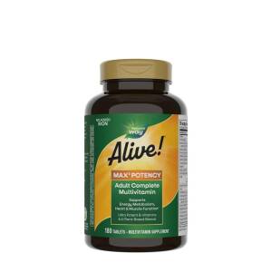 Natures Way Alive!® Max3 Daily Multivitamin Without Iron (180 Tablets) - Nuvalia