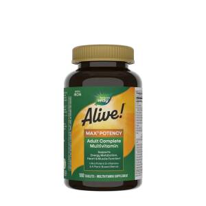 Natures Way Alive!® Max3 Potency Multivitamin (180 Tablets) - Nuvalia