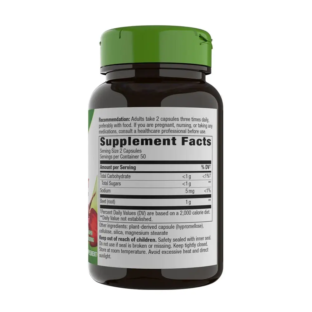Natures Way Beet Root (100 Kapszula) – Kép 2