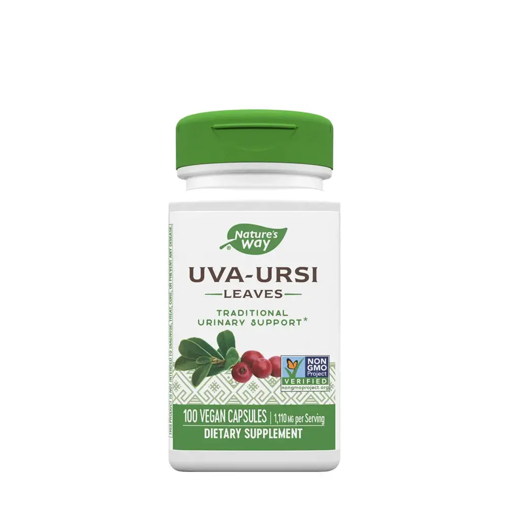 Natures Way Uva Ursi Leaves (100 Capsules) - Nuvalia