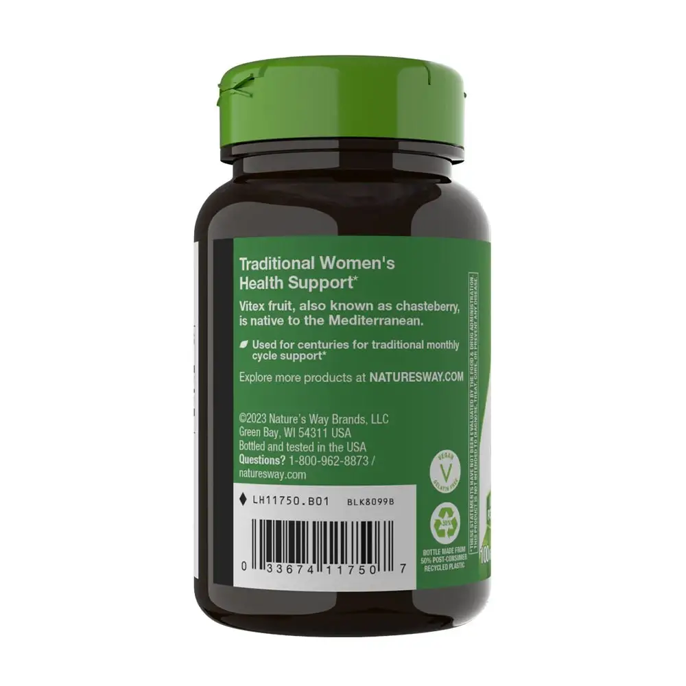 Natures Way Vitex Fruit (100 Kapszula) – Kép 9