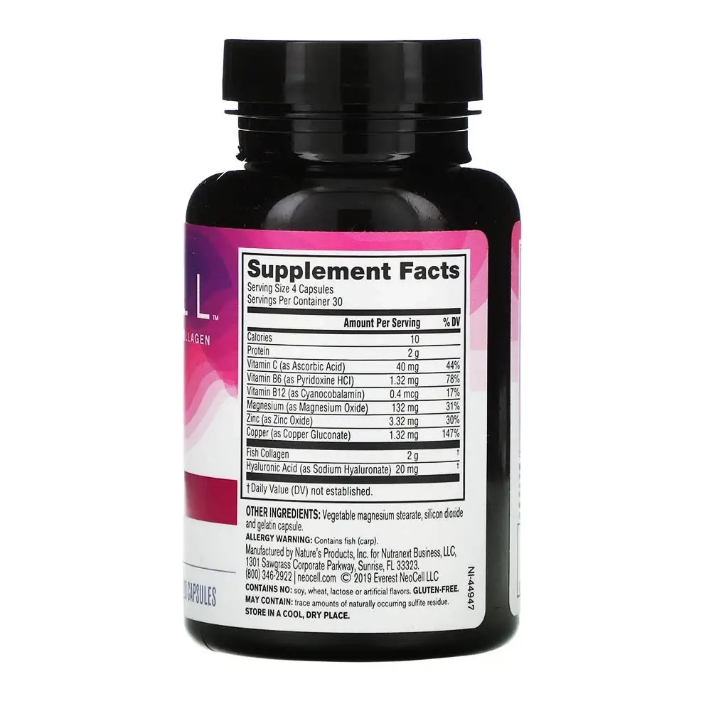 NeoCell Marine Collagen (120 Kapszula) – Kép 3