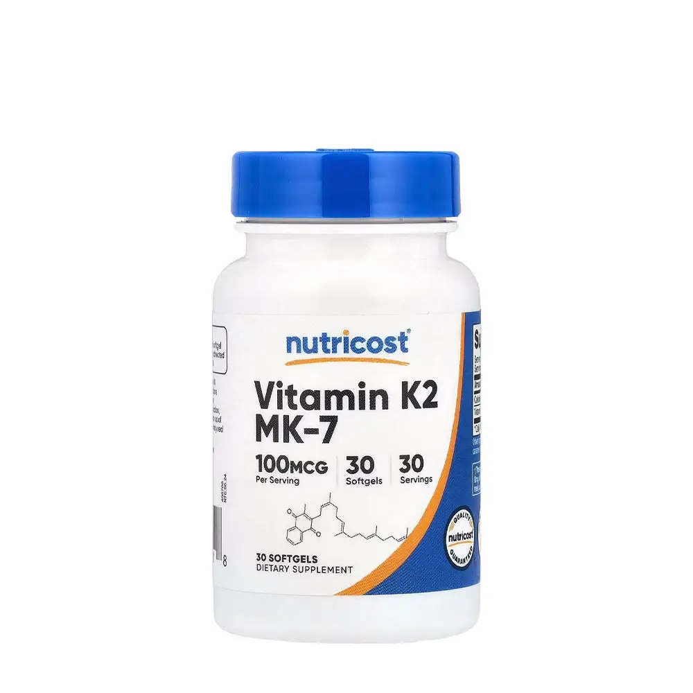 Nutricost Vitamin K2 MK-7 (30 Softgels) - Nuvalia