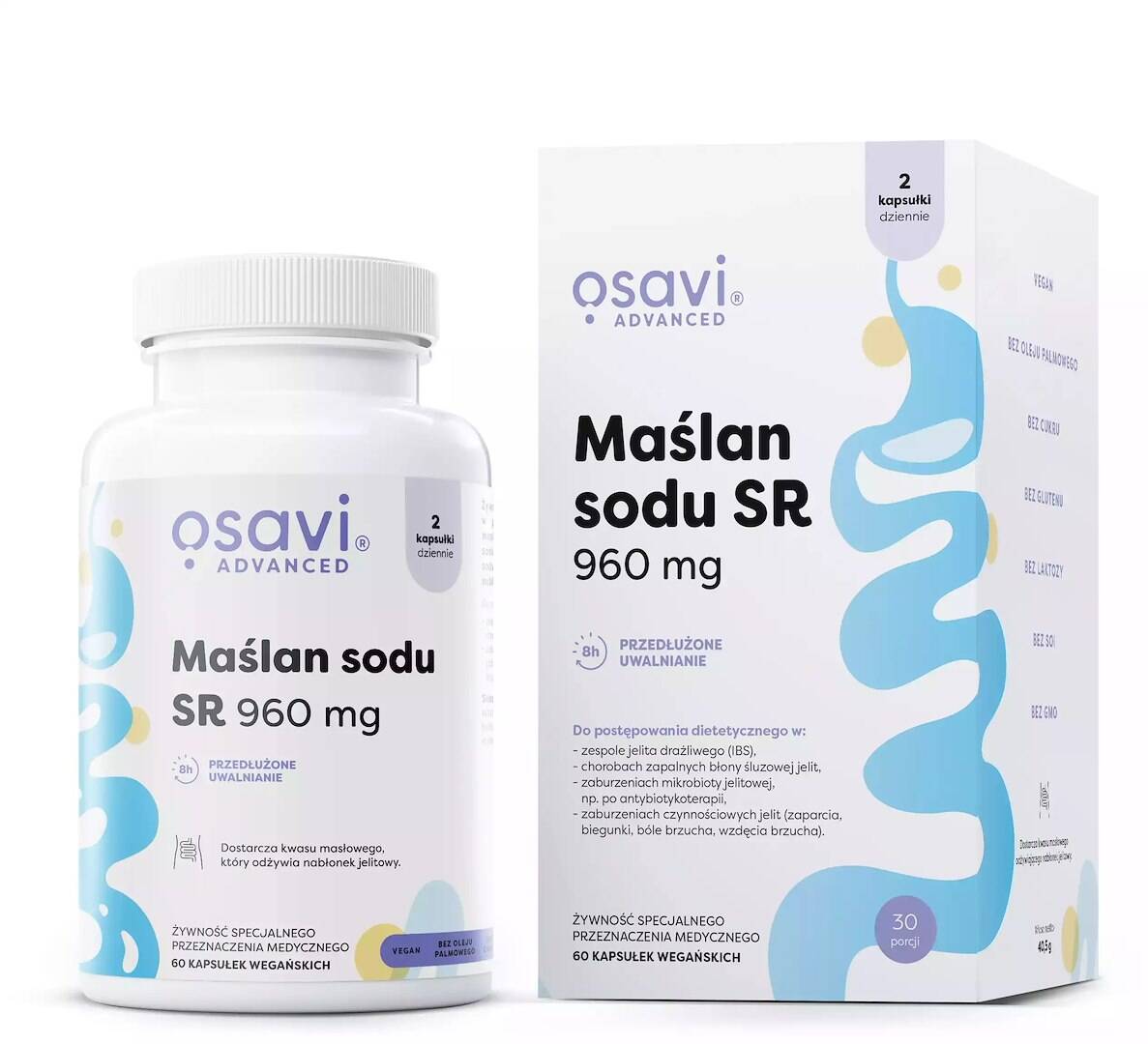 OSAVI Sodium butyrate (60 caps) - Nuvalia