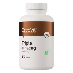 OSTROVIT Triple Ginseng VEGE (90 vcaps) - Nuvalia