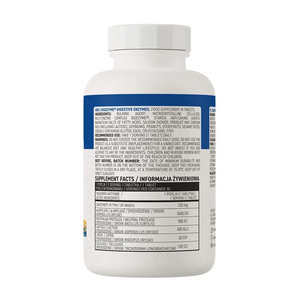 Ostrovit Digenzyme Emésztőenzimek (90 Tabletta) – Kép 2