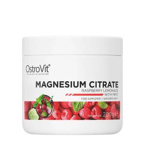 Ostrovit Magnesium Citrate - raspberry lemonade with mint (200 g) - Nuvalia