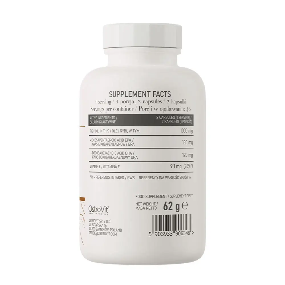 Ostrovit Omega 3 Easy To Swallow (90 kapszula) – Kép 2