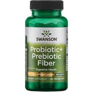 Probiotic+ Prebiotic Fiber - 60 vcaps - Nuvalia