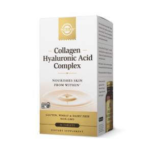 SOLGAR Collagen Hyaluronic Acid Complex (30 tabs) - Nuvalia