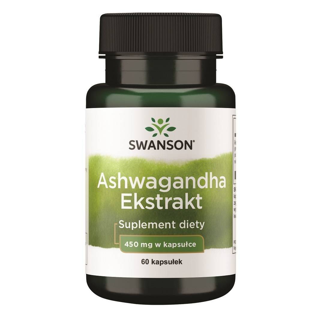 SWANSON Ashwagandha ekstrakt 60 kaps - Nuvalia