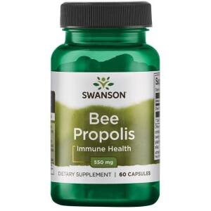 SWANSON Bee Propolis 550mg 60 kaps - Nuvalia