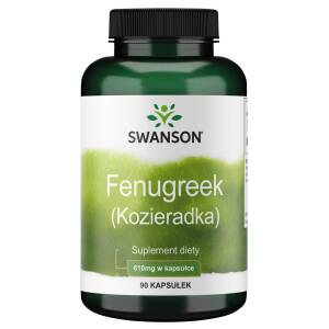SWANSON Fenugreek (Kozieradka) 610mg 90 kaps - Nuvalia