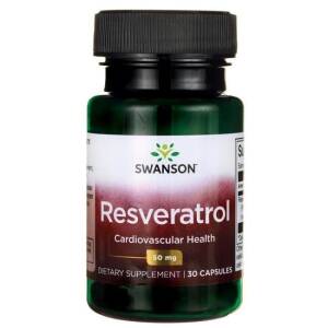SWANSON Resweratrol 50mg 30kaps - Nuvalia