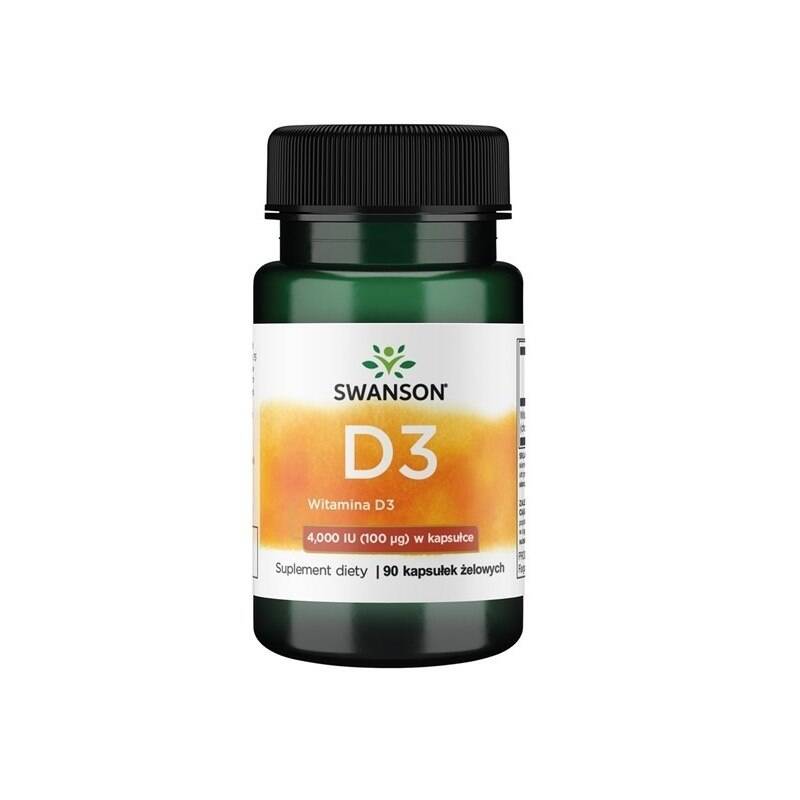 SWANSON D-3-vitamin 4000 IU, 90 kapszula – Nuvalia