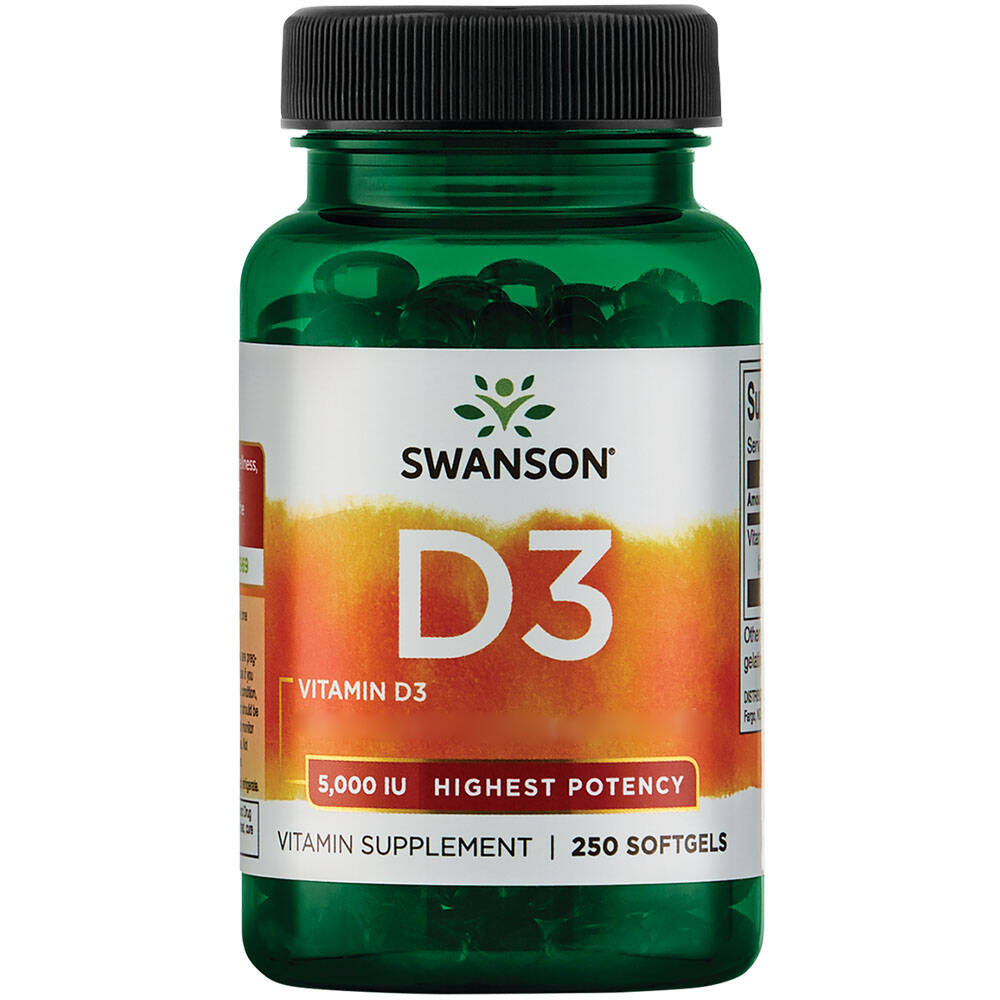 Swanson Vitamin D3 (250 Lágykapszula) – Kép 4