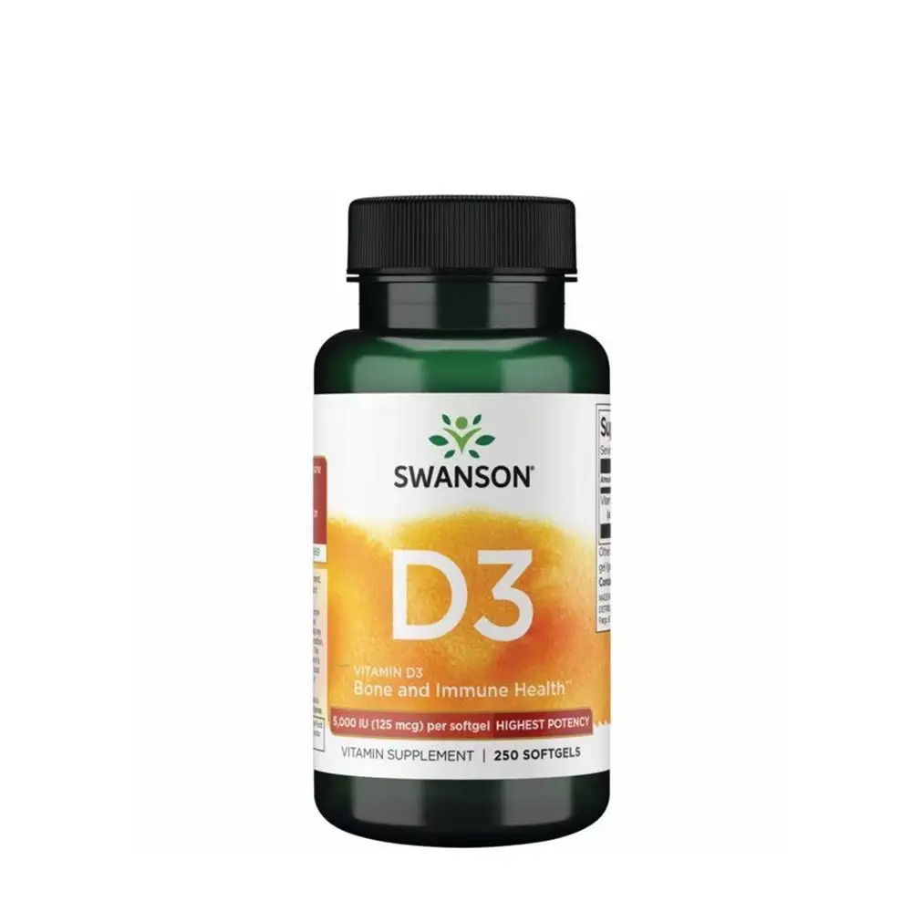 Swanson Vitamin D3 (250 Softgels) - Nuvalia