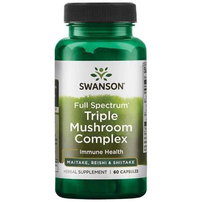 Triple Mushroom Complex - 60 caps - Nuvalia