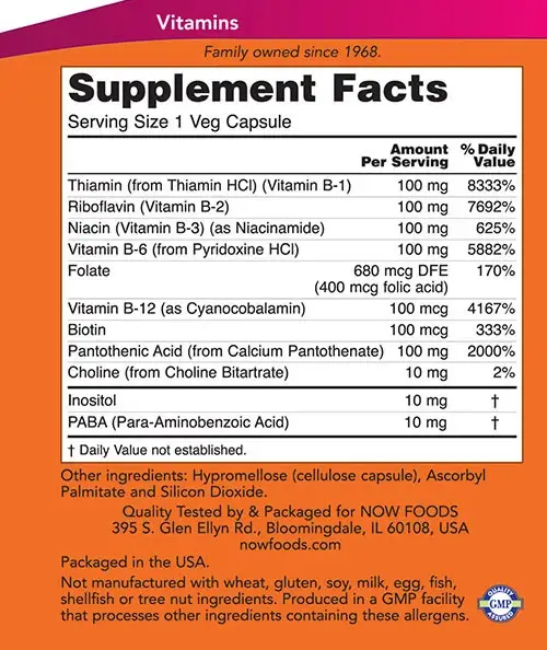 Vitamin B-100 – 250 vcaps – Kép 2