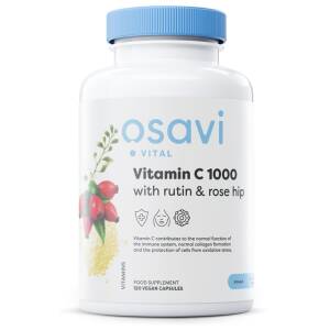 Vitamin C1000 with Rutin & Rose Hip - 120 vegan caps - Nuvalia