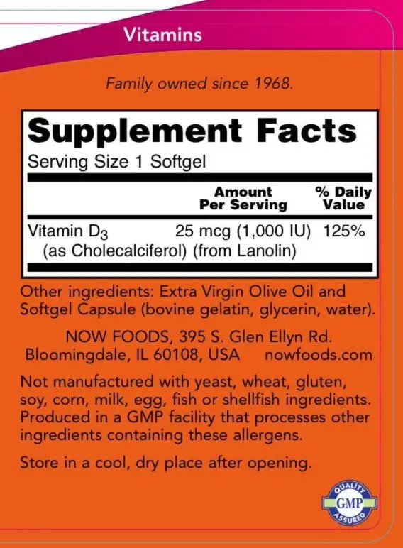 1000 IU - 360 softgels - Nuvalia