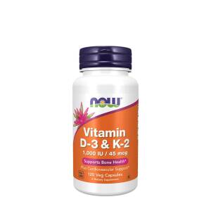 D-3- és K-2-vitamin – 120 kapszula – Nuvalia