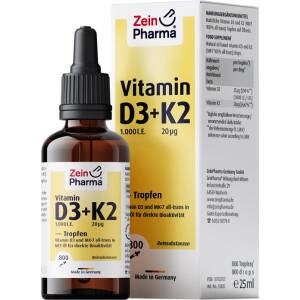 Vitamin D3 + K2 - 25 ml. - Nuvalia