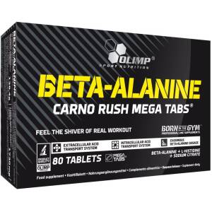 Beta Alanine - Carno Rush Mega Tabs - 80 tabs - Nuvalia