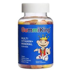 GUMMIKING Multi Vitamin + Mineral for Kids (60 gummies) - Nuvalia