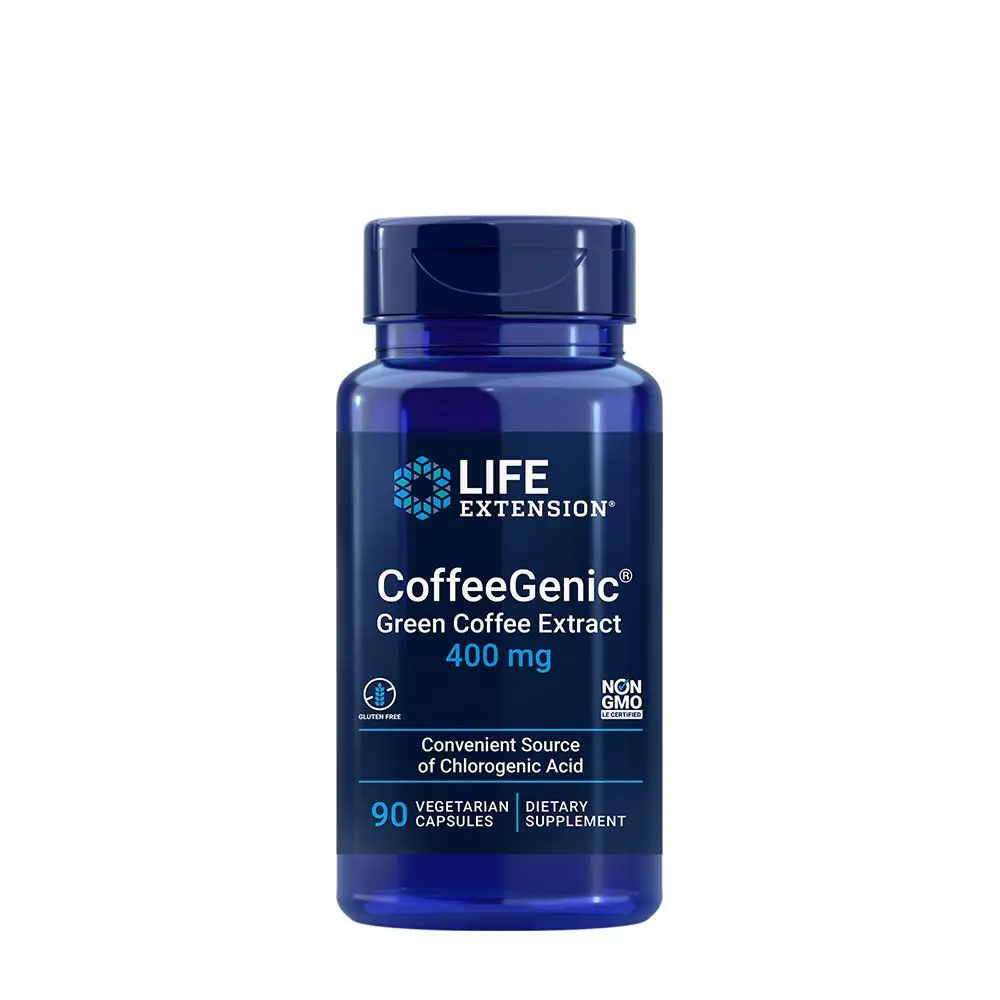 Life Extension - CoffeeGenic® Green Coffee Extract (90 Veg Capsules) - Nuvalia