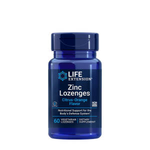 Life Extension - Zinc Lozenges (Citrus-Orange Flavor) (60 Lozenges) - Nuvalia
