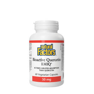 Natural Factors Bioactive Quercetin EMIQ 50 mg (60 Capsules) - Nuvalia